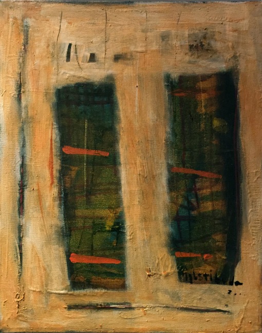 Igusti Ngurah BUDA_In green house_2000_oil on canvas_50x40cm